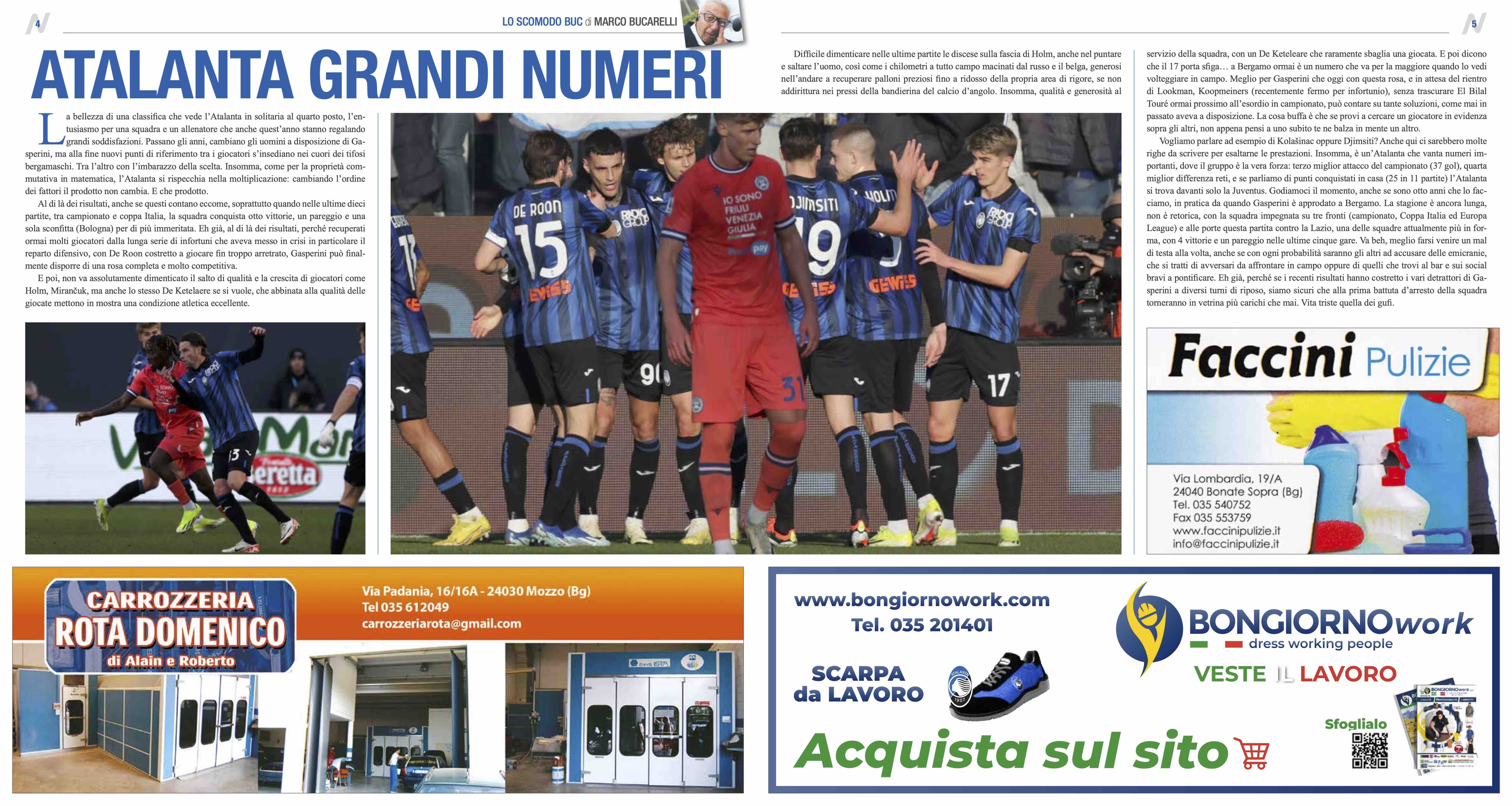 Atalanta grandi numeri